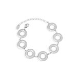 color: E493-Steel Color Bracelet -15+5cm
