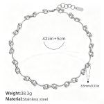 color: XL281 Silver Necklace