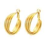 color: Multi-layer Splice Lobster Clasp Gold MS-477