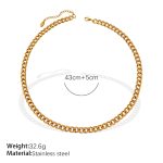 color: XL913G Gold Necklace