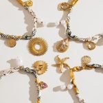 Classic Style DIY Multi-Pendant Pearl Scarf Necklace Light Luxury Twin Stainless Steel Clavicle Chain Commuter Essential