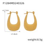 color: F1284-Gold Earrings