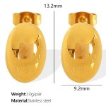 color: EH514 Gold Earrings