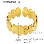 color: Y024-Gold Ring / size: US 7