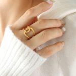 color: A130-Gold Ring / size: US 6