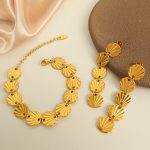Earring Bracelet Set Advanced Shell Stud Earrings Exquisite Design