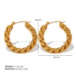 color: EH213 Gold Earrings