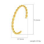 color: Size 27 Bangle Gold