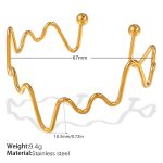 color: SZ260G Gold Bangle
