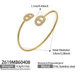 color: Z619-Gold Bangle