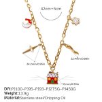 color: XL617G1 Gold Necklace