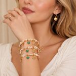 Ocean Shell Starfish Turtle Pendant Bracelet Micro Inlaid Zircon Natural Stone Stainless Steel Female Accessories