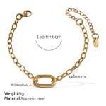 color: SL335G Gold Bracelet