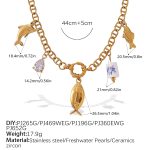 color: XL751G1 Gold Necklace