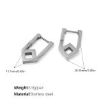 color: EH954S Silver Earrings