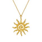 color: Sunflower Necklace Gold