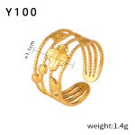 color: Y100-Gold Ring