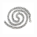 color: 5mm Stainless Steel Steel Color / size: 18cm Bracelet