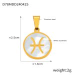 color: D78-Gold Pisces