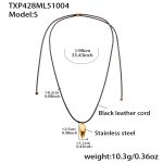 color: TXP428-Small Gold Necklace 90cm