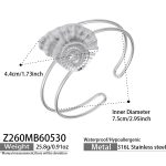 color: Z260-Steel Color Bangle