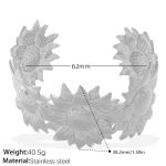 color: SZ283S Silver Bangle