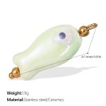 color: PJ357LGG Light Green Ceramic Pendant