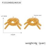 color: F1531-Gold Earrings