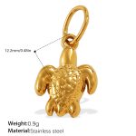 color: PJ913GS Small Gold Pendant