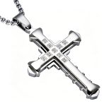 color: Silver Double Layer + Stainless Steel Chain