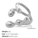 color: JZ147S7 Silver Ring