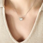 color: P790-Steel Color Necklace -40+5cm
