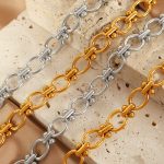 Light Luxury Elegant Simple Personality Retro Stainless Steel Bracelet Women's Advanced Design Bracelet Clavicle Chain
