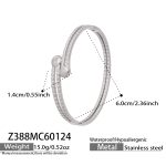 color: Z388-Steel Color Bangle