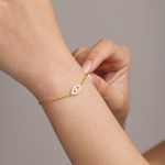 Devil's Eye 5A Zircon Multi-Layer Clavicle Ultra-Fine Necklace Stainless Steel Bracelet Light Luxury Suit for Women
