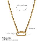 color: XL693G Gold Necklace