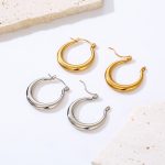 Earrings High-Grade Earrings Female Geometric Ornament Accessories Cold Earrings Female Simple