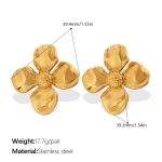 color: EH384G Gold Earrings