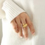 color: A156-Gold Ring / size: US 7