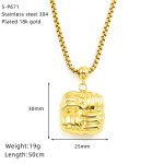 color: S-P671 (Square Pearl Chain)