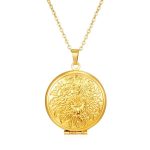color: Size 1 Lotus Round Gold MS-528A