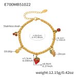 color: E700-Gold Bracelet 16+5cm