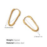 color: EH959G Gold Earrings
