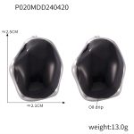 color: TXF020-Steel-Black Earrings