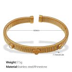 color: SZ123G Gold Bangle