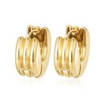 color: Size 1 Round Gold Ear Cuff