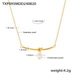 color: TXP095-Gold Necklace