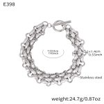 color: E398-Steel Color Bracelet