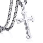 color: Split Silver + Steel Chain
