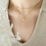 color: P806-Gold Necklace (35+40) +5cm